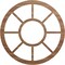 Ekena Millwork Grace Wood Fretwork Pierced Ceiling Medallion, Walnut, 40"OD x 14 1/2"ID x 1/4"T CMWP40X0250GRWA - alternate 1